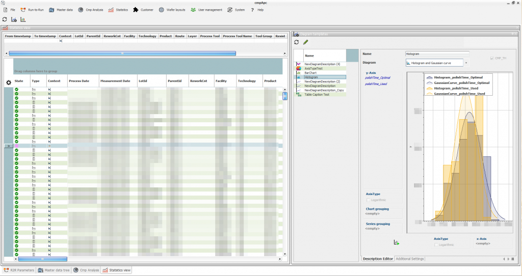 Screenshot Statistics View in cmp apc
